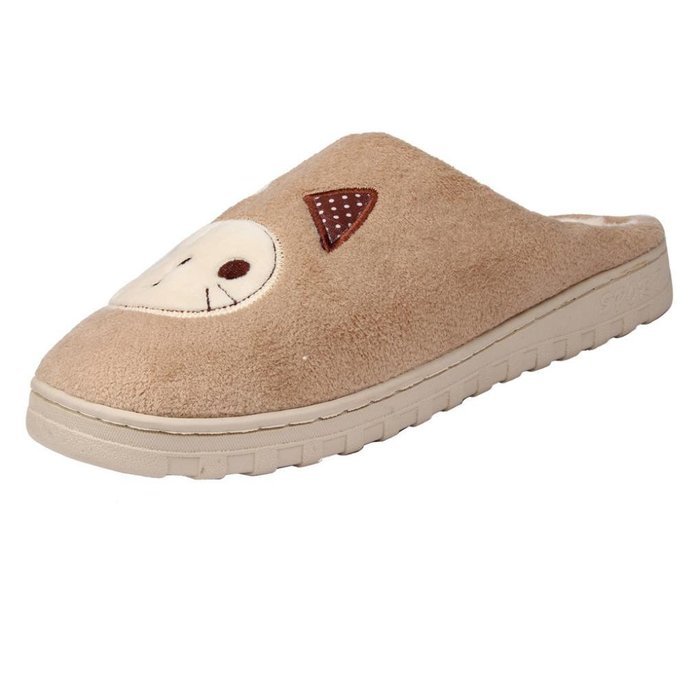 AutumnFall Women Soft Warm Indoor Candy Colors Cotton Slippers Home Anti-slip Shoes (40, Pink) N27