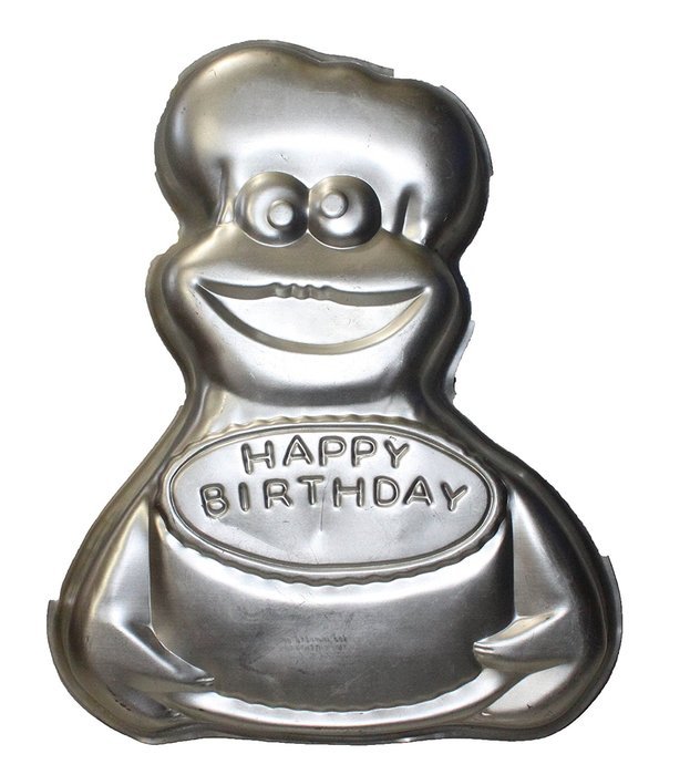 Wilton Sesame Street Cookie Monster Cake Pan (502-3193 or 502-3738, 1981-1982)