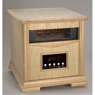 Dynamic 1,500 Watt Portable Electric Infrared Cabinet Heater with automatic overheat protection, flexible and...