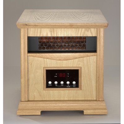 Dynamic 1,500 Watt Portable Electric Infrared Cabinet Heater with automatic overheat protection, flexible and... N2