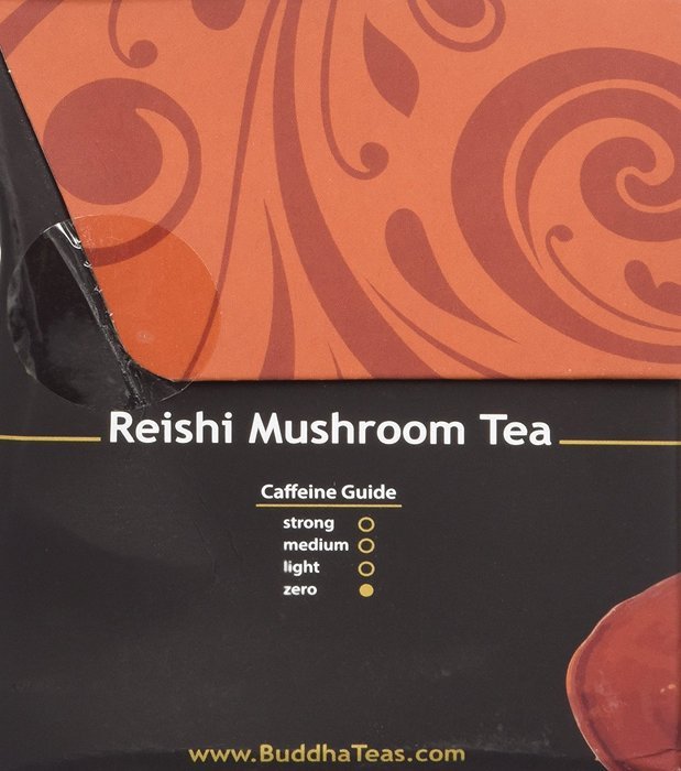 Reishi Mushroom Tea - Organic Herbs - 18 Bleach Free Tea Bags N6