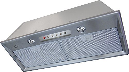 XO XOI21SMUA Fabriano Collection 21" Wide Insert Hood in Stainless Steel, Silver