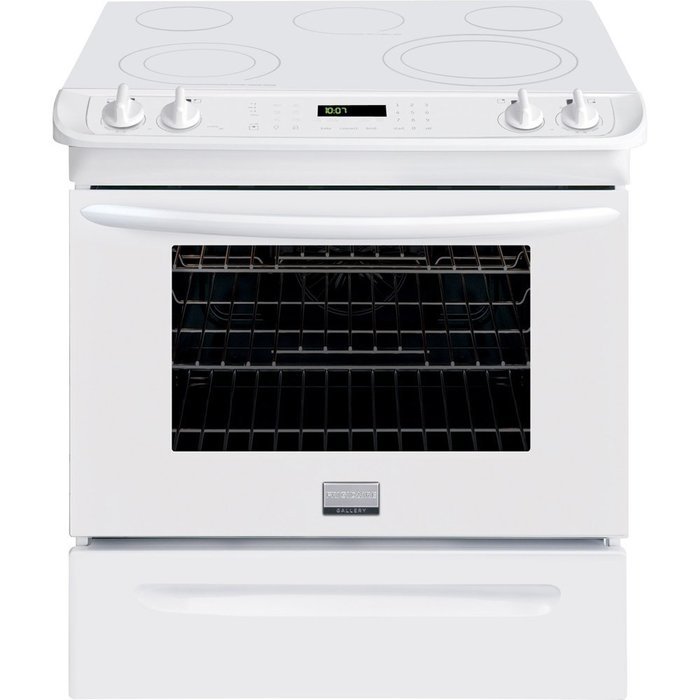 Frigidaire Gallery FGES3065PW 30" Wide Slide-In Electric Range in White