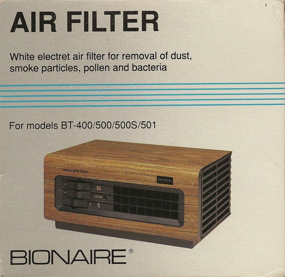 Bionaire 510BT Hc Be 510bt Bionaire Bt500 Filter