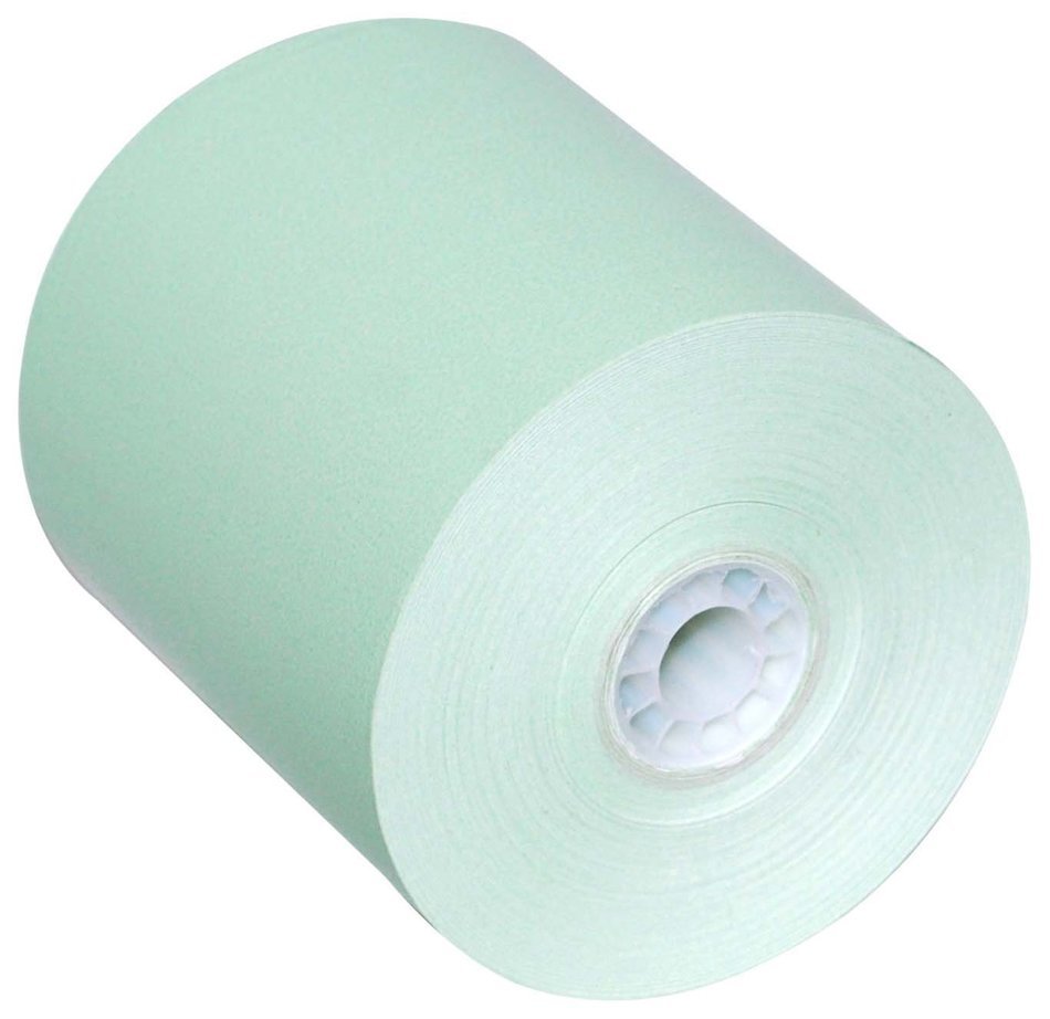 PM Company Thermal POS Rolls, 3 1/8 Inch x 230 feet, Green, 50 Rolls per Carton (05214G)