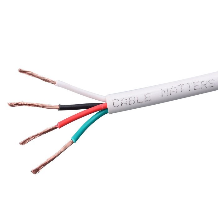 Cable Matters 16 AWG In-Wall Rated (CL2) Oxygen-Free Bare Copper Speaker Cable 250 Feet N3