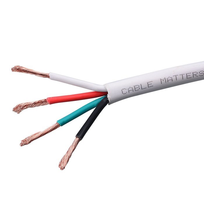 Cable Matters 16 AWG In-Wall Rated (CL2) Oxygen-Free Bare Copper Speaker Cable 250 Feet N5