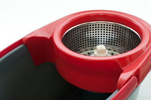 ASTICOPR Asti Dual Spinning Spin Mop Cleaning System, Grey N3