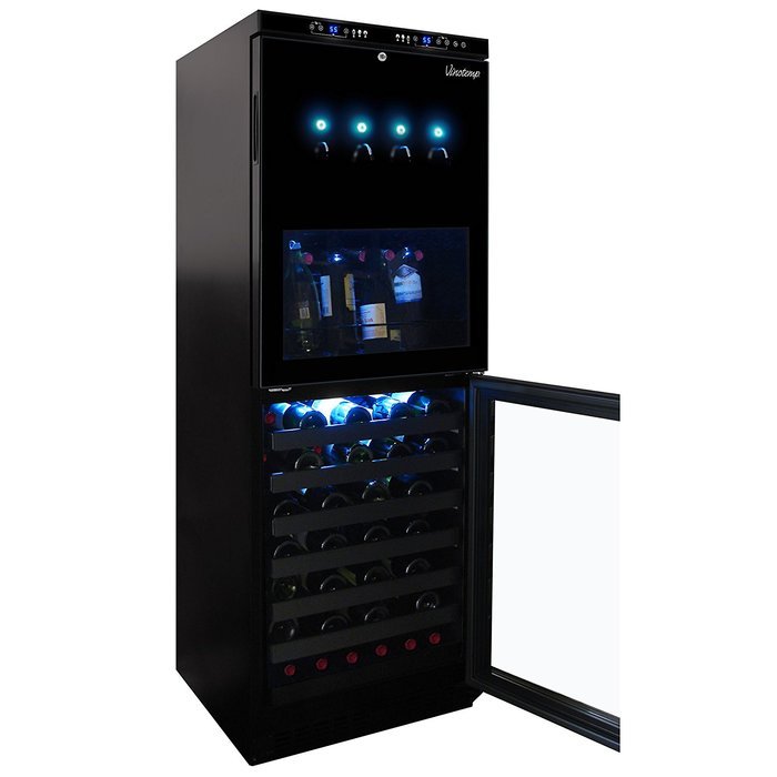 Vinotemp 88-Bottle Dual-Zone Wine Dispenser and Cooler