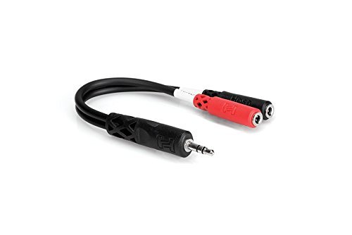 Hosa YRA-154 3.5 mm TRS to Dual RCAF Stereo Breakout Cable N2