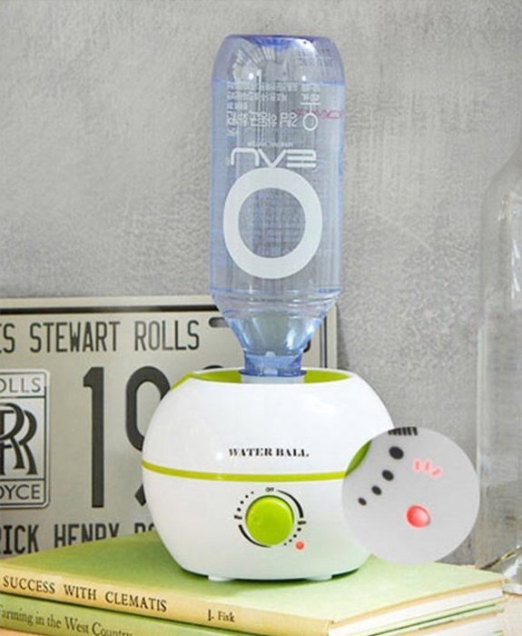 Water Ball Mini Noiseless Ultrasonic Humidifier GREEN - Free Voltage 100~240V Comes with EU Standard Plug - 1... N3