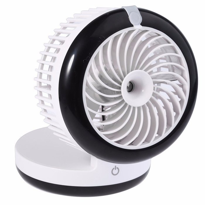 BearsFire&reg; USB Mini Cooling Misting Fan Portable Water Spray Fan Rechargeable Humidifier Personal Fan Desktop... N20