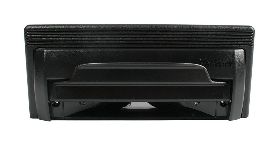 Cen-Tec Systems 39442 Vacport Sweep Inlet Valve with LED Lights, Black