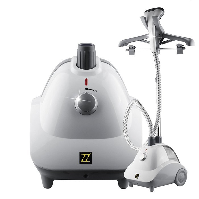 ZZ GS121 High-Powered Standing Garment Steamer with Removable Wheels, Garment Hanger and Fabric Brush, 1500W,... N3