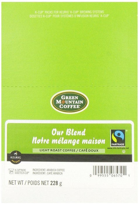 Green Mountain Coffee Our Blend, K-Cup Portion Pack for Keurig K-Cup Brewers, Light Roast, 24-Count N2