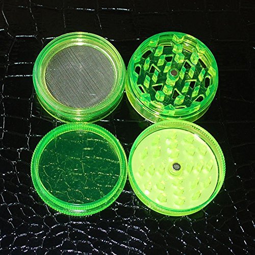 New 2" Leaf Herbal Herb Tobacco Grinder Smoke Spice Crusher Hand Muller 4 Layer