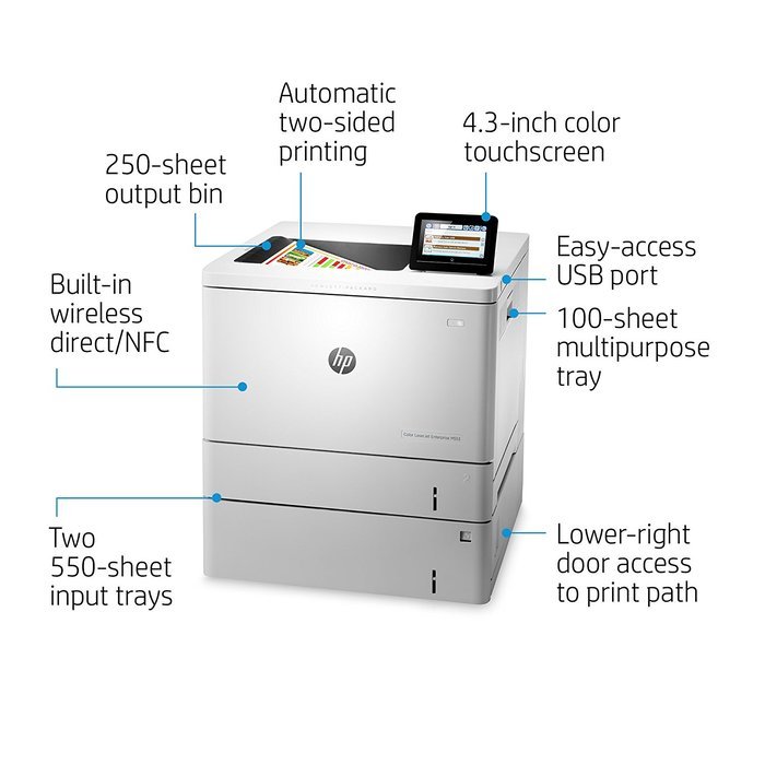 HP LaserJet Enterprise M553x Color Printer, (B5L26A) N3