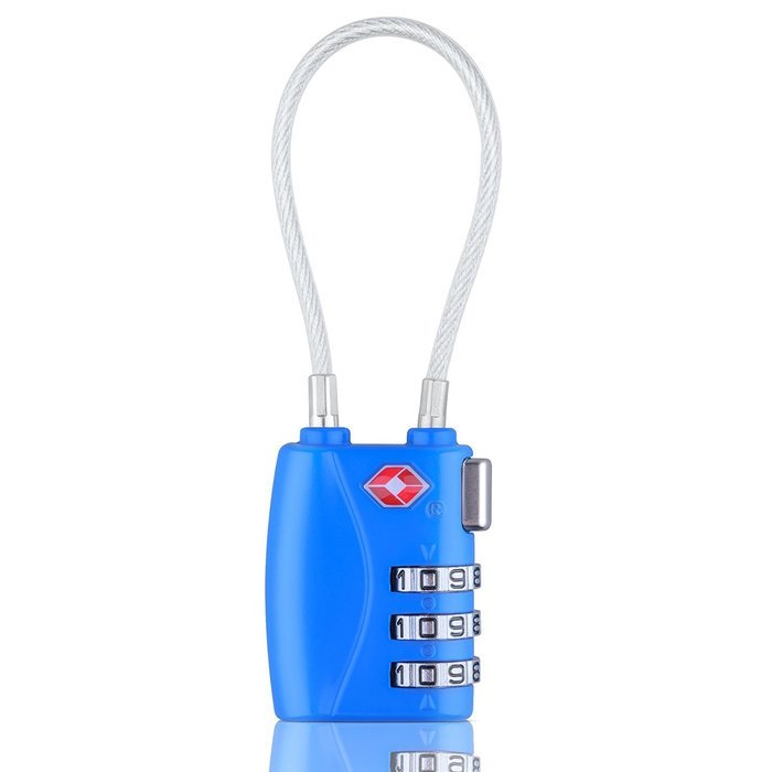 HT Luggage Locks Combination Password Locks Padlocks TSA Approved 3-Digit 4-Pack (Four Color) N24