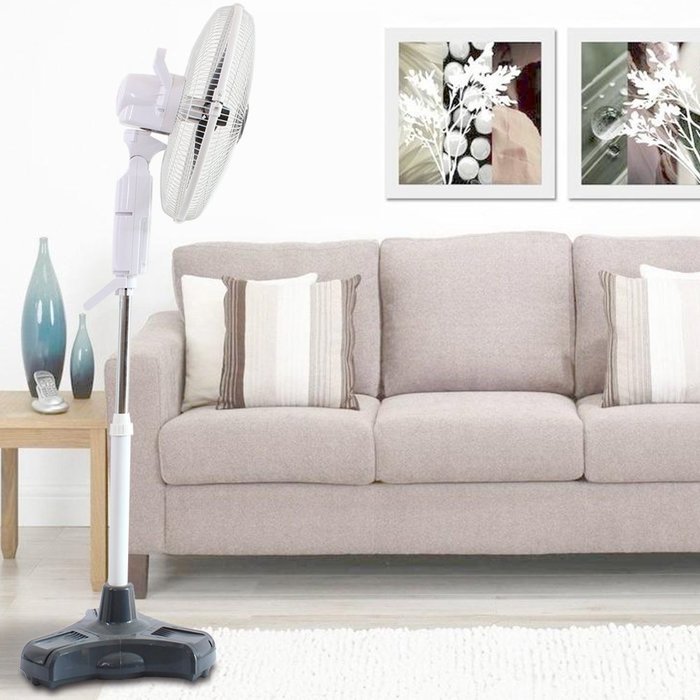 HAITRAL Rechargeable Floor Fan SF-2399R Turbo Force Air Circulator AC ...