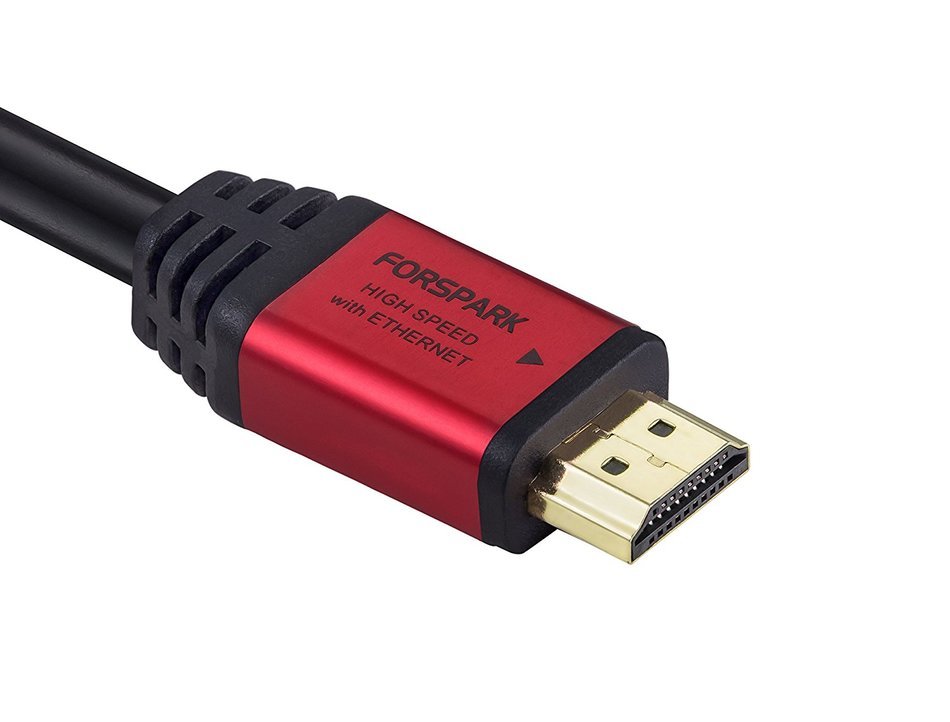 FORSPARK High Speed Ultra HDMI Cable 6ft with Ethernet ,Full HD, Supports 4K, 3D, 1080p Full HD Latest Version... N6