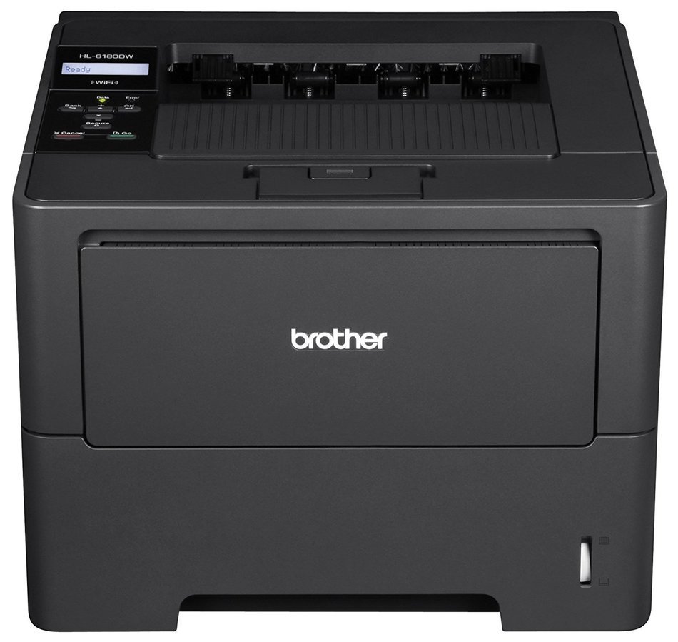 Brother Printer HL6180DW Wireless Monochrome Printer, Amazon Certified for Auto Replenishment with Dash