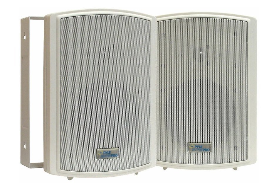 Pyle Stereo Receiver and Marine Speaker Package - PT4601AIU 800 Watts Stereo Receiver AM-FM Tuner/USB/SD/Ipod...