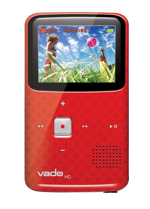 VADO VF0624 3G Camcorder with 2x Optical Zoom and 2-inch LCD Screen - CYAN