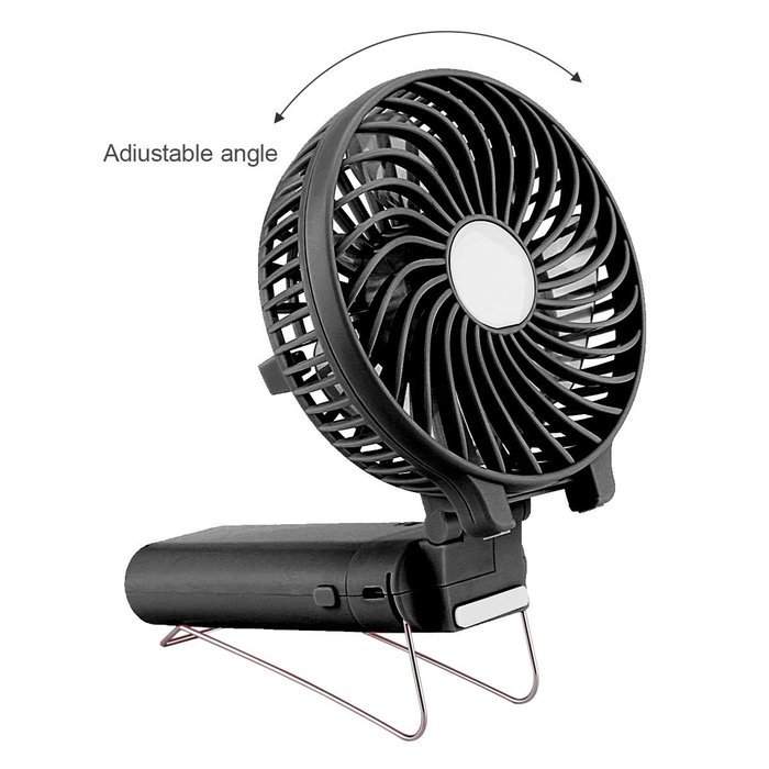 DOIOWN Handheld Portable Table Mini Fan Battery Rechargeable (Blue) N23