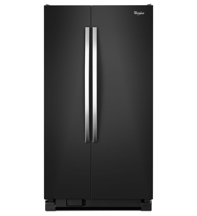 Whirlpool WRS325FNAE 25.2 Cu. Ft. Black Ice Side-By-Side Refrigerator - Energy Star