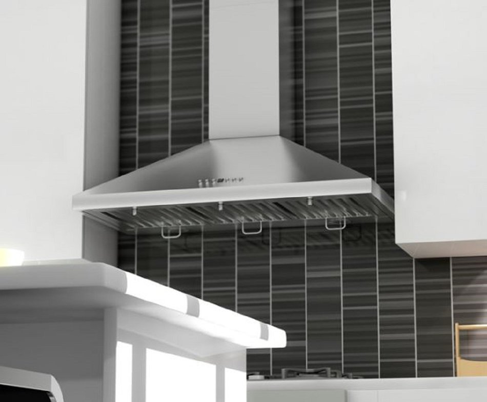 Z Line KL2CRN-30 Z Line 760 CFM Wall Mount Range Hood with Crown Molding, 30", Stainless Steel