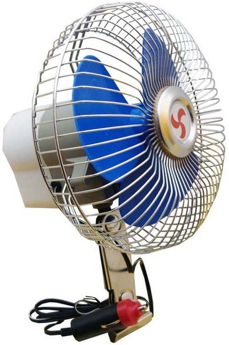 ToolUSA 12v Oscillating Car Fan With 6" Diameter: TA-27300 N2