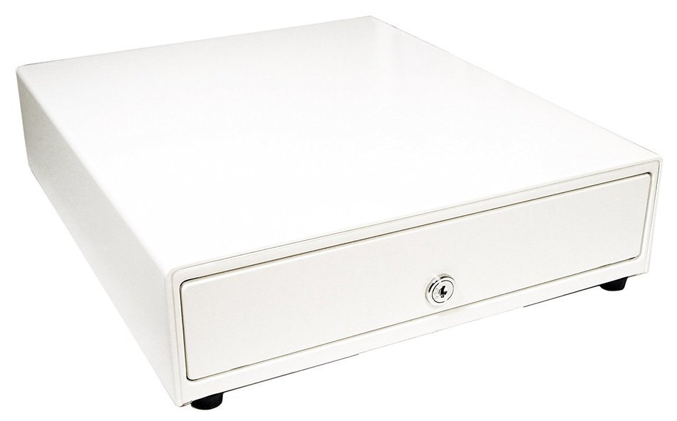 APG VP554A-AW1416 Vasario Series Standard-Duty Cash Drawer with USB PRO Interface, Painted Front, 13.8" x 16.3...