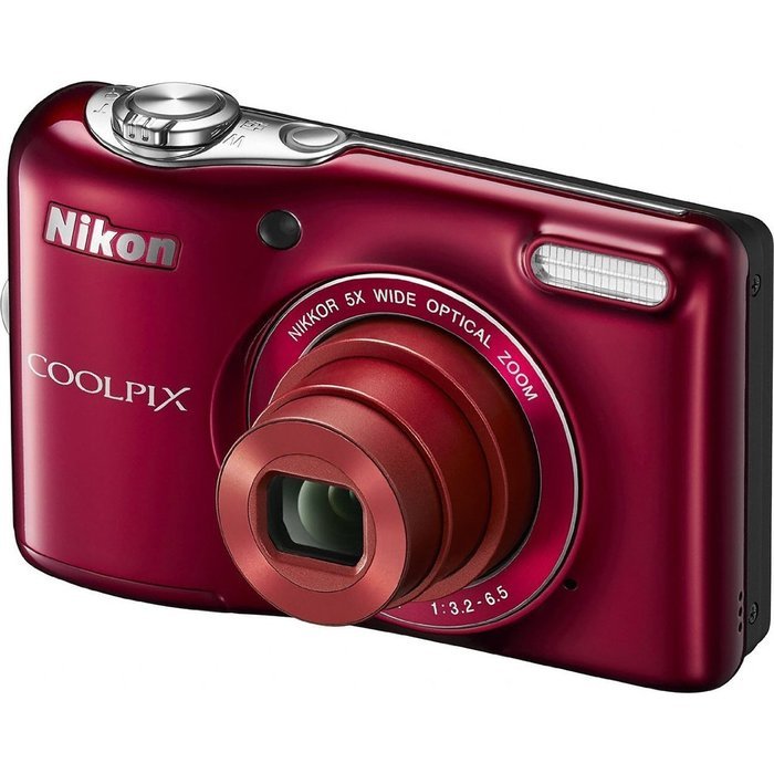 Nikon Coolpix L30 Digital Camera (Red) (Certified Refurbished)