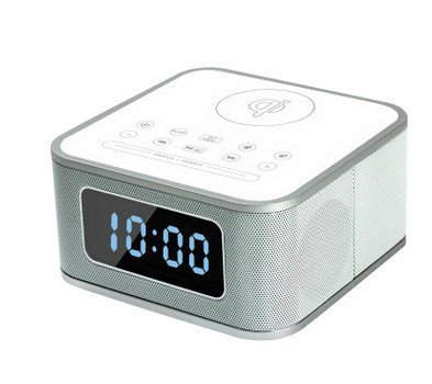 IRISTIME Bluetooth 4.0 Wireless Speaker, Portable Rechargeable Stereo Speaker with Universal QI Wireless Charger...
