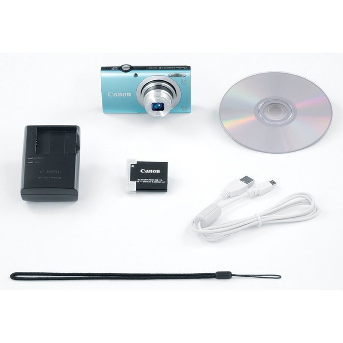 Canon PowerShot A2400 IS 16.0 MP Digital Camera with 5x Optical Image Stabilized Zoom 28mm Wide-Angle Lens with...