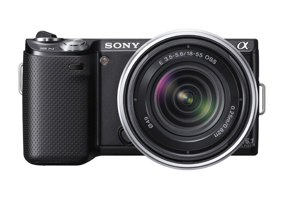 Sony NEX-5N 16.1 MP Mirrorless Digital Camera with Touchscreen - Body Only (Black)