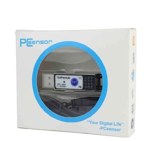 BW PC USB Powered Thermometer Temperature Sensor Data Log- Remote Viewing - Silver N4