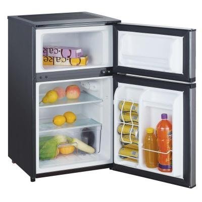 Magic Chef HMDR310BE 3.1 cu. ft. Mini Refrigerator in Black With Can Dispenser and Removable Shelves N3
