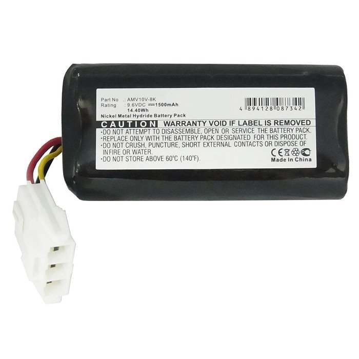 2x Fresh New Exell EBVB-170 9.6V NiMH 1500mAh Vacuum Battery For PANASONIC MC B 20 J, MC-B10P, MC-B20JP Vacuums... N3