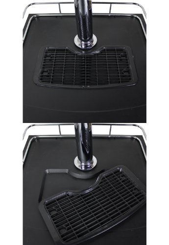 Kegco KOM20B-2 Dual Faucet Kombucha Keg Cooler with Black Cabinet and Door