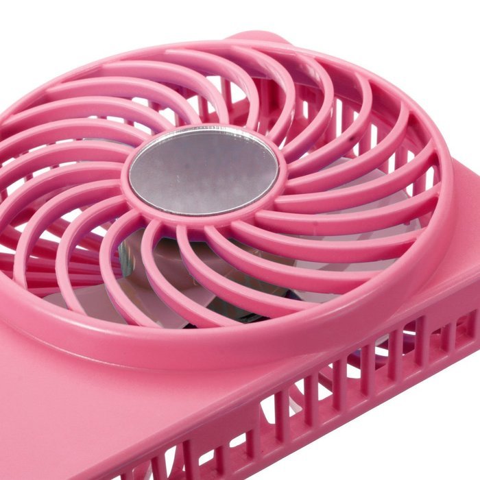 ELEGIANT Hand-held USB Rechargable 3 Speeds Portable Mini USB Summer Cooling Fan Personal Pocket Fan blue N19