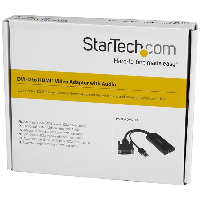 StarTech DVI2HDMIA DVI to HDMI Video Converter with Audio N32