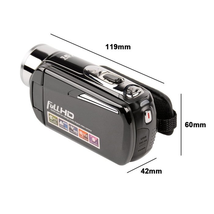 inkint Night Vision Video Camera HD 1920x1080P Digital Video Camera TFT-LCD Touch Screen Camcorder Remote Control... N2