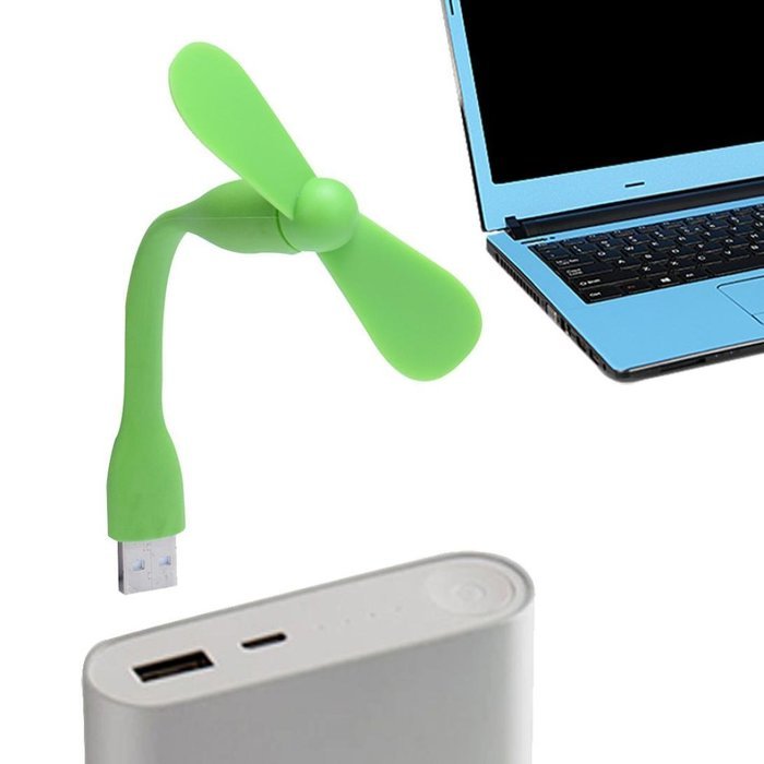 AMA(TM) Portable Flexible Mini USB Cooling Fan Air Conditioner Cooler for Laptop Computer (Hot Pink) N21