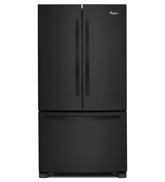 Whirlpool WRF532SMBB 21.7 Cu. Ft. Black French Door Refrigerator - Energy Star