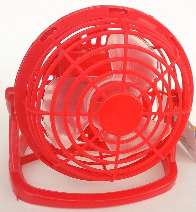 MINI FANS for Crafting 4.5"H*4.5"W*3.5"D Enclosed Fans Battery: SELECT: Blue Green Red Batteries (Green w Batteries) N3