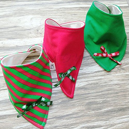 3Pcs Baby Boy Girls Saliva Towel Bandana Bibs Dribble Triangle Kids Head Scarf N4