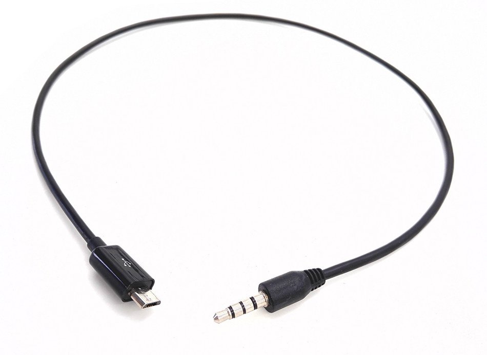 CGTime Micro-USB to 3.5mm Audio Car AUX Cable for Samsung Galaxy S3 i9300 S2 i9100 i9220 (1.64Feet = 0.5Meter,... N6