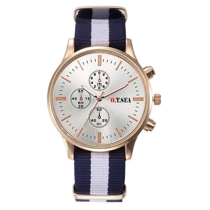 AutumnFall&reg; Luxury Lady Watches Classics Canvas Band Analog Watch Quartz Wrist Watches Gift (E) N4