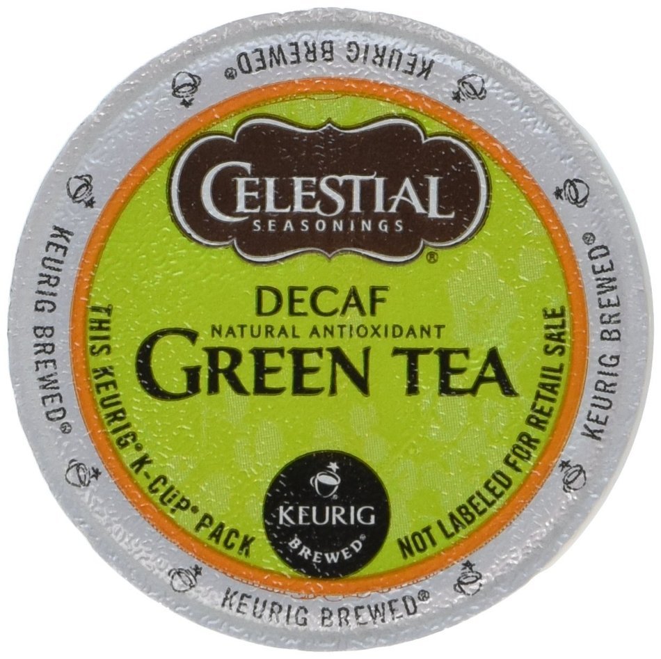 Celestial Seasonings Decaf Green Tea, K-Cup Portion Pack for Keurig K-Cup Brewers, 24-Count (Pack of 2) N8